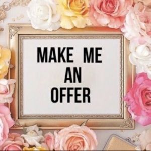 Open to reasonable offers!